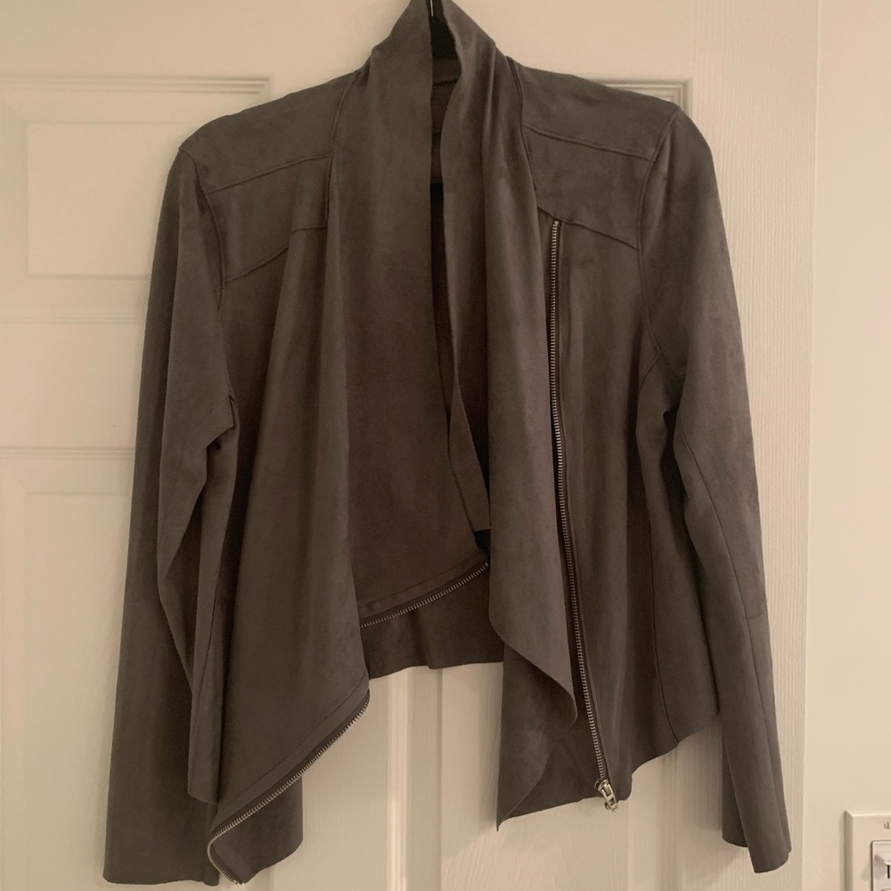 Beautiful never worn before BLANKNYC suede moto jacket